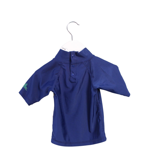 A Blue Rash Guards from UV Skinz in size 12-18M for boy. (Back View)