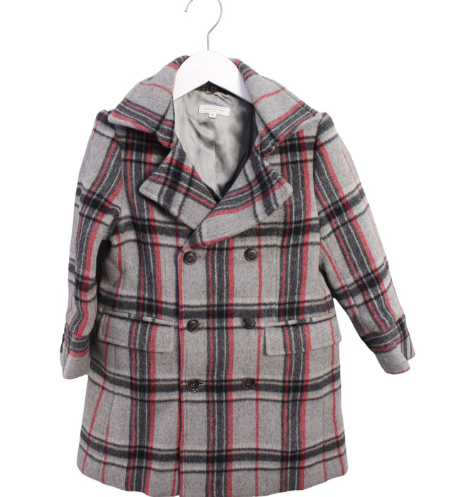 A Grey Coats from Nicholas & Bears in size 4T for girl. (Front View)