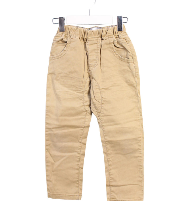 A Beige Casual Pants from Catimini in size 4T for boy. (Front View)