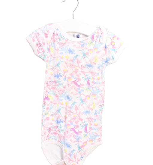 A Multicolour Short Sleeve Bodysuits from Petit Bateau in size 18-24M for girl. (Front View)