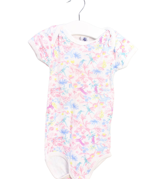 A Multicolour Short Sleeve Bodysuits from Petit Bateau in size 18-24M for girl. (Front View)