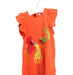 A Orange Sleeveless Dresses from Mayoral in size 18-24M for girl. (Front View)