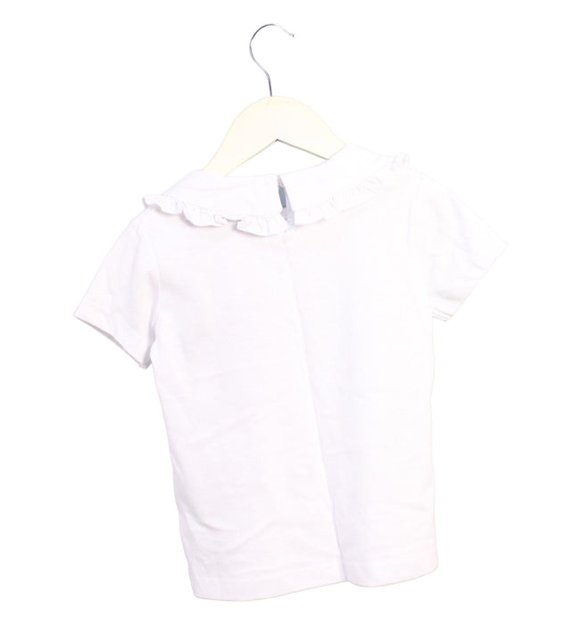 A Ivory Short Sleeve Tops from Trussardi in size 2T for girl. (Back View)