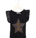 A Black Sleeveless Tops from Angel's Face in size 2T for girl. (Front View)