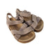 A Brown Sandals from Bonpoint in size 18-24M for girl. (Front View)