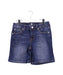 A Blue Shorts from 7 For All Mankind in size 12Y for girl. (Front View)