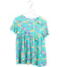 A Blue Short Sleeve Tops from Posh Peanut in size 6T for girl. (Front View)