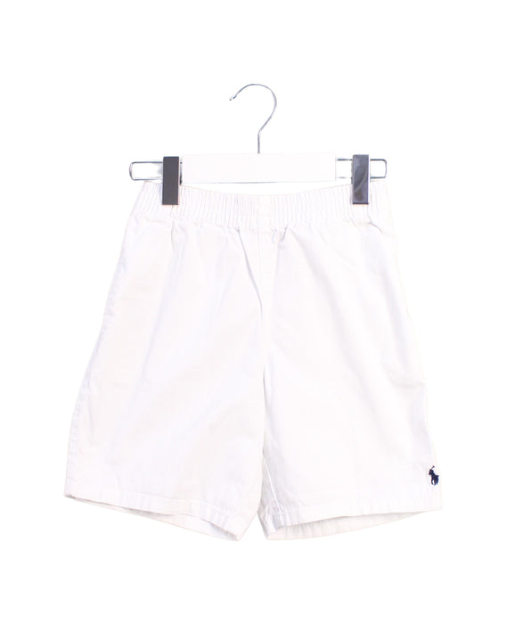 A White Shorts from Polo Ralph Lauren in size 6T for girl. (Front View)