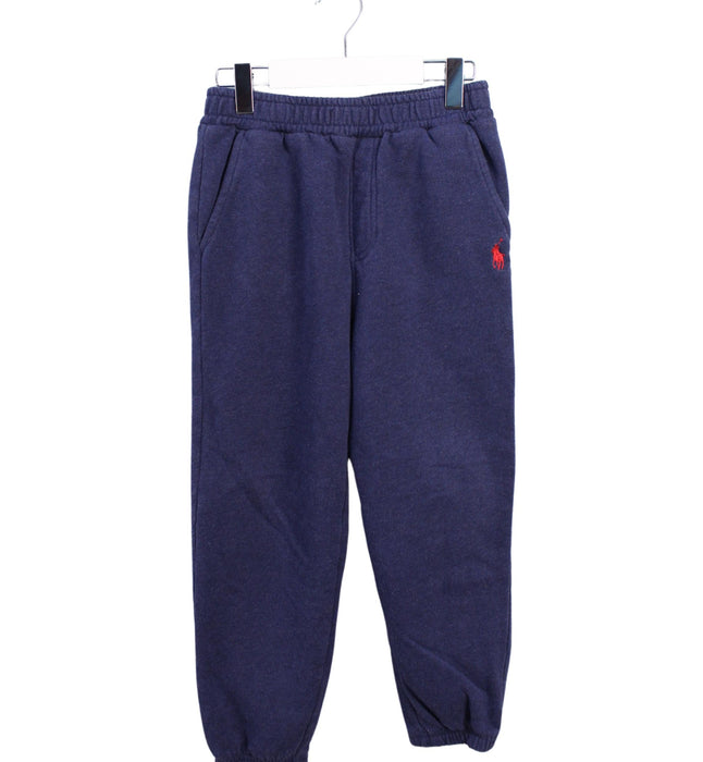 A Blue Sweatpants from Polo Ralph Lauren in size 6T for boy. (Front View)