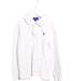 A White Long Sleeve Polos from Polo Ralph Lauren in size 7Y for boy. (Front View)