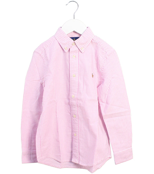 A Pink Shirts from Ralph Lauren in size 6T for girl. (Front View)