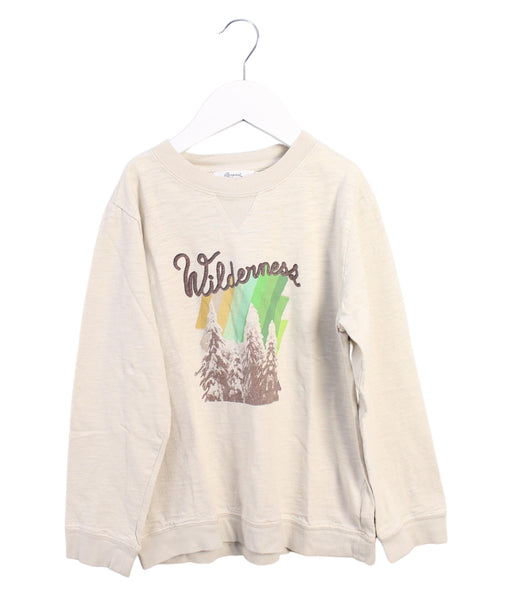 A Beige Crewneck Sweatshirts from Bonpoint in size 8Y for girl. (Front View)