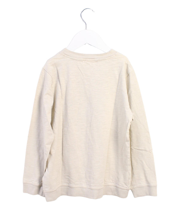 A Beige Crewneck Sweatshirts from Bonpoint in size 8Y for girl. (Back View)