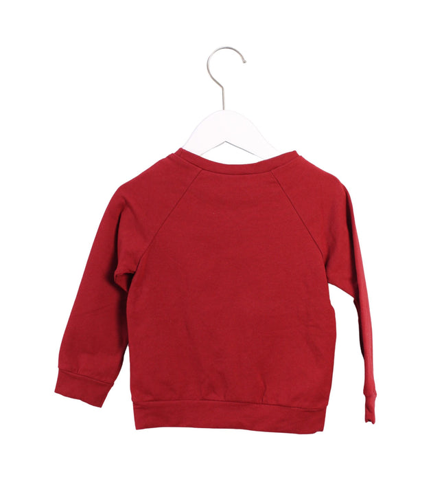 A Red Crewneck Sweatshirts from Little Marc Jacobs in size 4T for boy. (Back View)