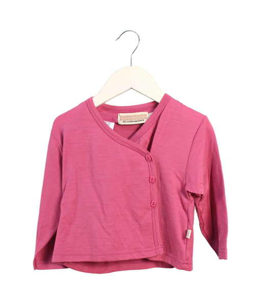 A Pink Cardigans from Mokopuna in size 6-12M for girl. (Front View)