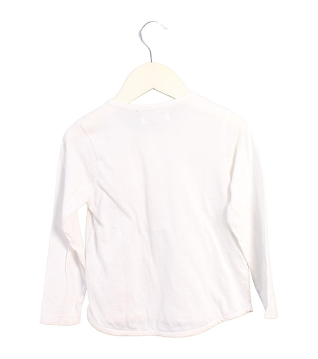 A White Long Sleeve Tops from Cadet Rousselle in size 3T for girl. (Back View)