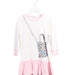 A White Long Sleeve Dresses from Organic Mom in size 3T for girl. (Front View)