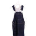 A Blue Overall Dresses from Petit Bateau in size 6T for girl. (Front View)