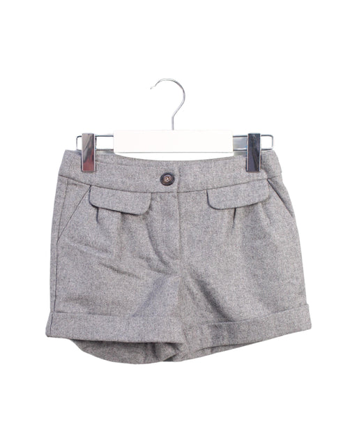 A Grey Shorts from Jacadi in size 5T for girl. (Front View)