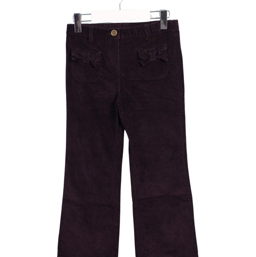 A Purple Casual Pants from Jacadi in size 6T for girl. (Front View)