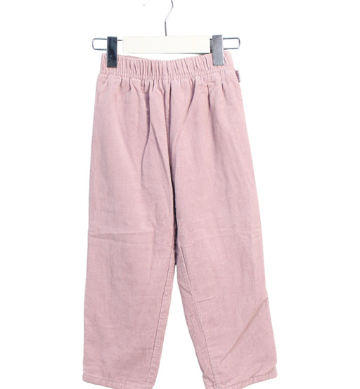 A Pink Casual Pants from Mides in size 3T for girl. (Front View)