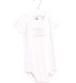 A White Short Sleeve Bodysuits from Petit Bateau in size 18-24M for girl. (Front View)