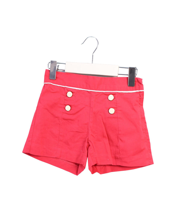 A Red Shorts from Janie & Jack in size 5T for girl. (Front View)