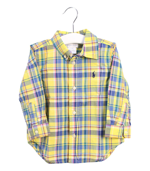 A Yellow Shirts from Ralph Lauren in size 12-18M for boy. (Front View)