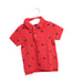 A Red Short Sleeve Polos from Polo Ralph Lauren in size 6-12M for boy. (Front View)