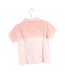 A Pink Short Sleeve Polos from Velveteen in size 6-12M for girl. (Back View)