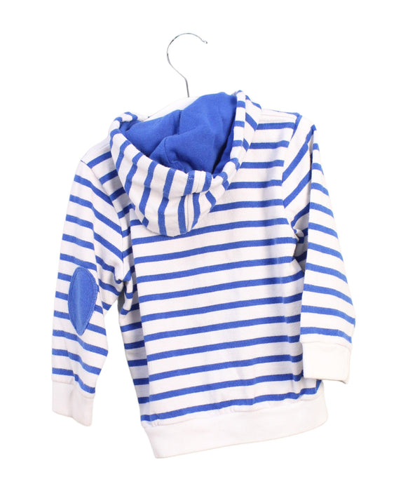 A Blue Lightweight Jackets from Petit Bateau in size 12-18M for boy. (Back View)