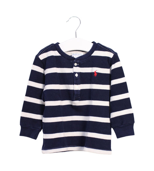 A Navy Sweatshirts from Ralph Lauren in size 12-18M for boy. (Front View)