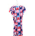 A Multicolour Short Sleeve Dresses from Tommy Hilfiger in size 8Y for girl. (Back View)