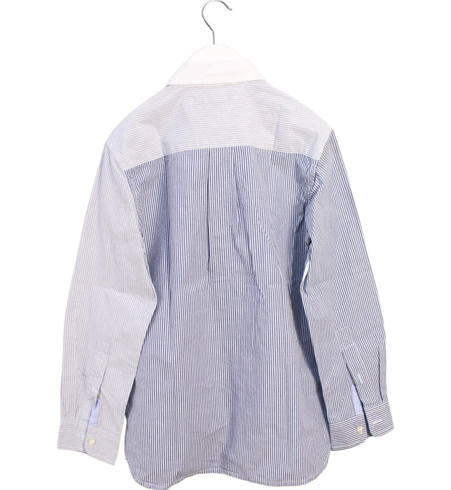 A Blue Long Sleeve Shirts from Tommy Hilfiger in size 8Y for boy. (Back View)