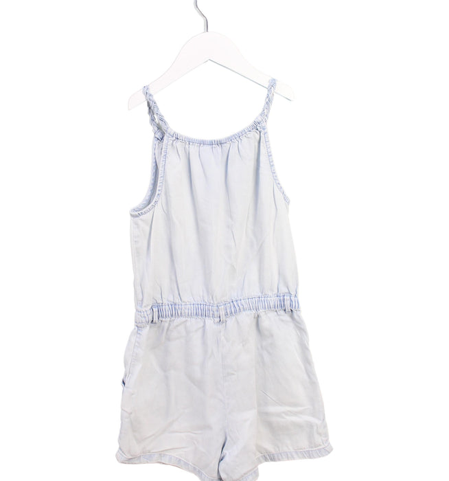 A White Sleeveless Rompers from Tommy Hilfiger in size 7Y for girl. (Back View)