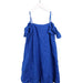 A Blue Short Sleeve Dresses from Jacadi in size 10Y for girl. (Front View)