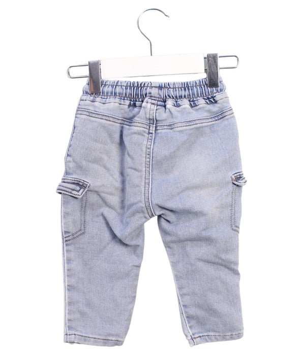 A Blue Casual Pants from Seed in size 6-12M for boy. (Back View)