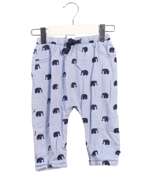 A Blue Casual Pants from Seed in size 6-12M for boy. (Front View)