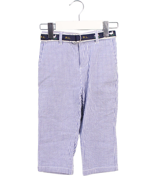 A Blue Casual Pants from Ralph Lauren in size 12-18M for boy. (Front View)