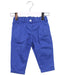 A Blue Casual Pants from Petit Bateau in size 6-12M for boy. (Front View)