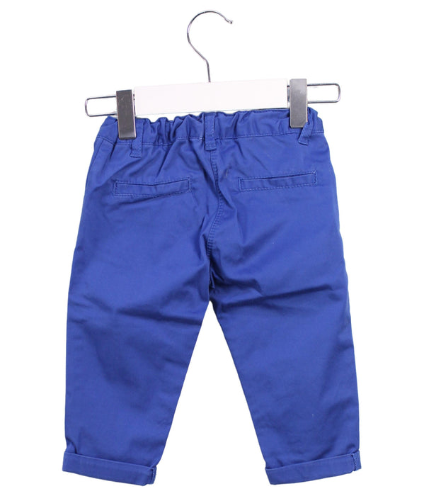 A Blue Casual Pants from Petit Bateau in size 6-12M for boy. (Back View)