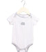 A White Short Sleeve Bodysuits from Absorba in size 12-18M for boy. (Front View)