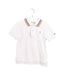 A White Short Sleeve Polos from Ralph Lauren in size 12-18M for boy. (Front View)