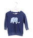 A Blue Crewneck Sweatshirts from Seed in size 6-12M for boy. (Front View)