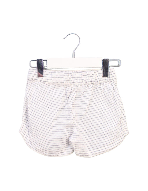 A White Shorts from La Petite Collection in size 2T for girl. (Front View)