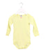 A Yellow Long Sleeve Bodysuits from Petit Bateau in size 18-24M for girl. (Front View)