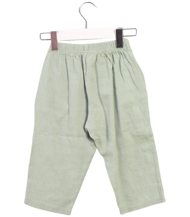 A Green Casual Pants from London Baby in size 18-24M for girl. (Back View)