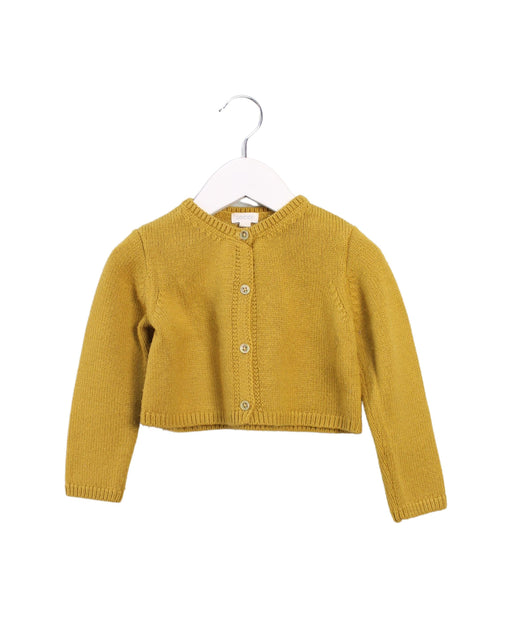A Yellow Cardigans from Gocco in size 2T for girl. (Front View)