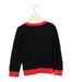 A Black Cardigans from Momonittu in size 4T for girl. (Back View)