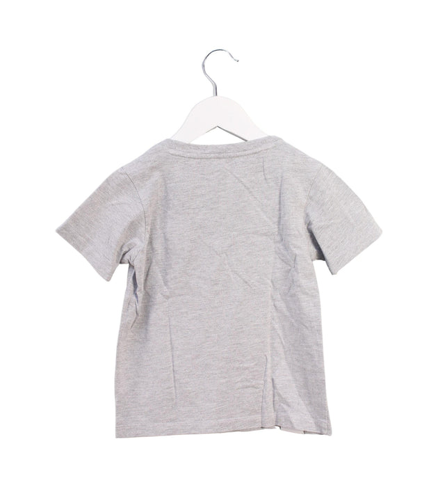 A Grey Short Sleeve T Shirts from Chickeeduck in size 2T for girl. (Back View)